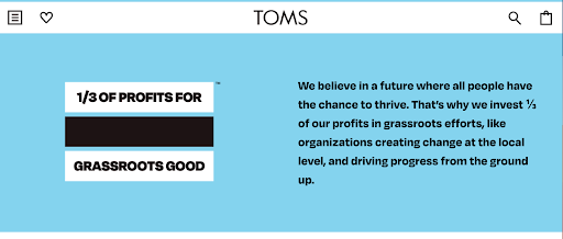 Toms-Customer-Values