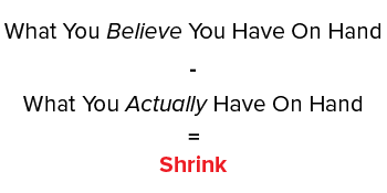 Shrink Your Shrink with Better Inventory Control